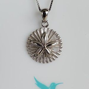 Sterling Silver Sand Dollar Necklace
